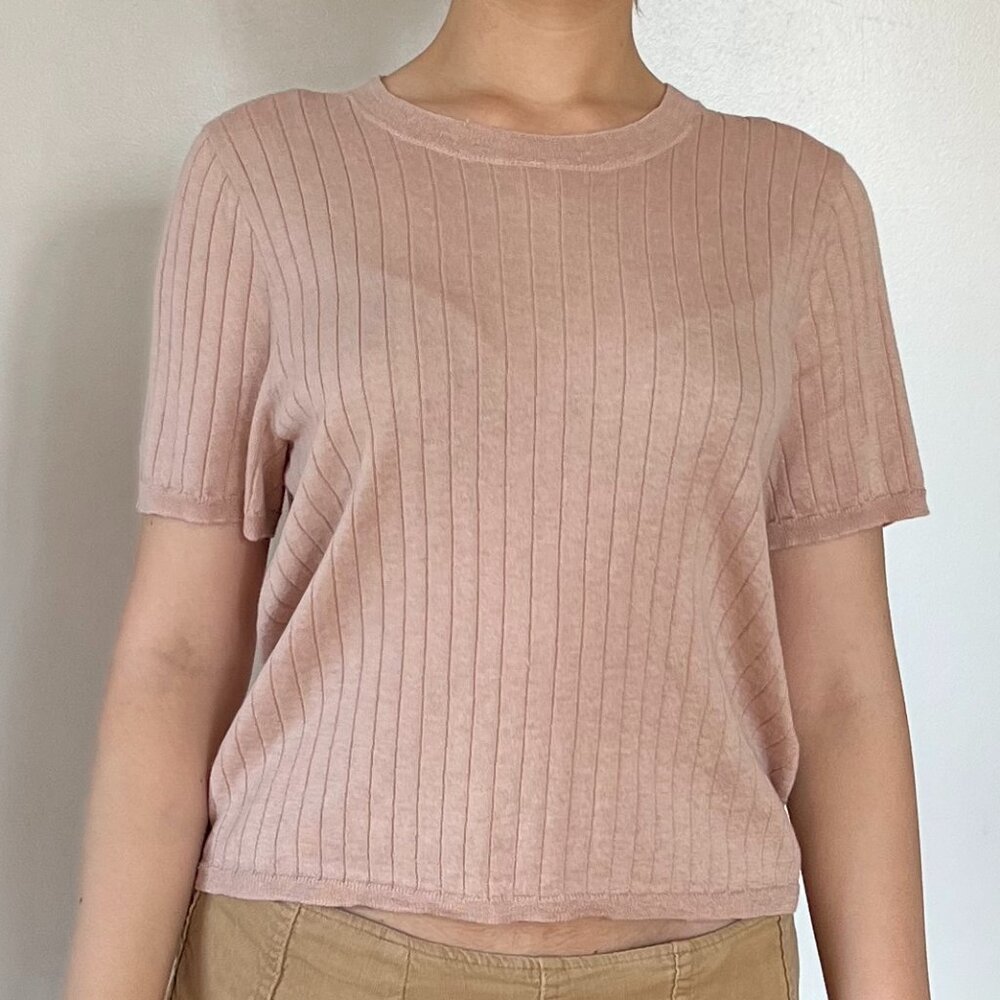 Two J.Crew Shirts - Pink and Red